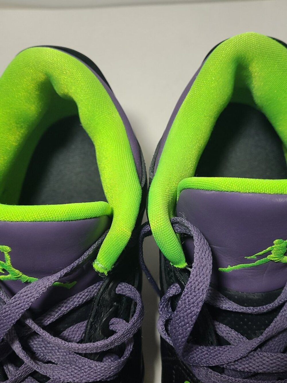 Air Jordan 3 Retro Joker Purple Green Black Men's Shoes Size 10.5 (136064-018) - Picture 5 of 8